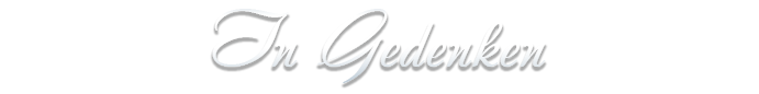 In Gedenken
